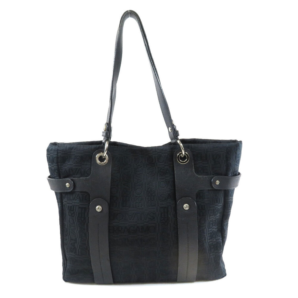Salvatore Ferragamo tote bag canvas